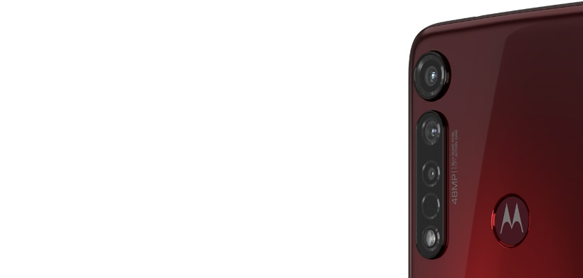 Motorola Moto G8 Plus 64 GB Rubí detalle 1