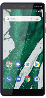 Nokia 1 Plus 16 GB Azul Frontal