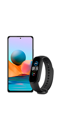 Xiaomi Redmi Note 10 Pro Azul con smart band